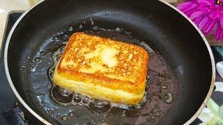 Cheese Toast Recipe! It's So Delicious! How To Make French Toast! Toast Recipe! Breakfast Recipes