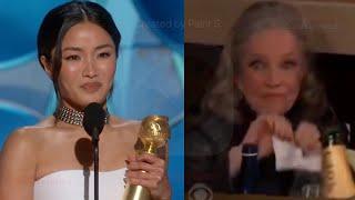 Kathy Bates Rips Up Speech After Losing Golden Globe