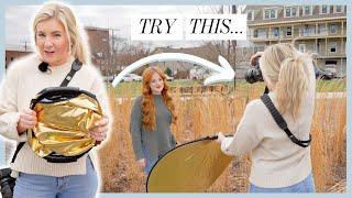 How To Use A Reflector For Better Photos!