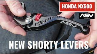 Fitting ASV Shorty Brake & Clutch Levers to Honda NX500