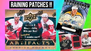 3 PATCHES ?! 2009-10 Upper Deck Artifacts Hockey Hobby Box Opening !