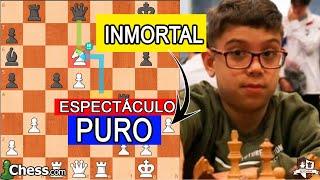 INMORTAL DE FAUSTINO ORO! Faustino Oro Vs Alex Villa  | Barcelona IM 2024  | 25 junio 2024 (Ronda 6)