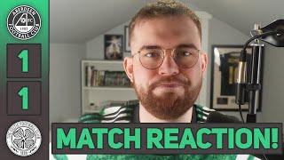 FROM BAD TO WORSE! | Aberdeen 1-1 Celtic | MATCH REACTION!