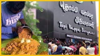 TOPI VAPPA BRIYANI | Pudukkottai | Bucket Briyani | Surya Raj | Vlog 15