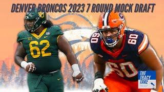 Denver Broncos 7 Round Mock Draft | 2023 NFL Draft | The Tracy Take