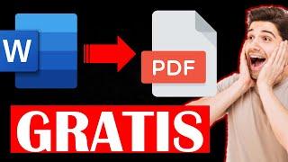 🟢CONVERTIR WORD a PDF sin PERDER FORMATO