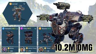 [WR] Lancelot With New Weapon Mace & Hammer | 10.2 Million dmg Gameplay | War Robots