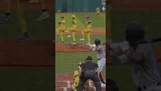 Hidden Ball Trick Pitch | Savannah Bananas #shorts #bananaball #baseball