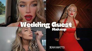 GRWM/ Wedding Guest Makeup/ Red Lip