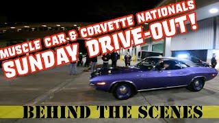 Muscle Car & Corvette Nationals 2023 Move Out - All Of The Muscle Car Sounds!