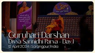 Guruhari Darshan, 12 Apr 2024, Sarangpur, India