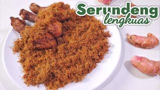 RESEP SERUNDENG LENGKUAS ENAK GURIH GARING  ||  COCOK BANGET BUAT MAKAN SAMA AYAM GORENG