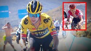 Primoz Roglic CRACKS Remco Evenepoel on Sierra de la Pandera | Vuelta a España 2022 Stage 14