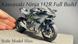 [ Full ] 1/12 KAWASAKI Ninja H2R + Up-Parts(plastic model build) [Tamiya]