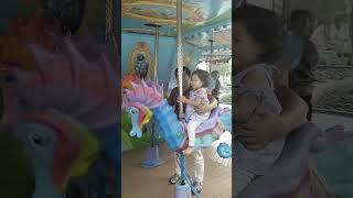 Clai and Dad play together #shorts #shortvideo #kids #like #dad #funland #holiday #viral #kudalaut