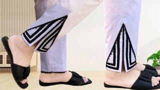 best trouser design. || Poncha design || #nabiladressingdesigner