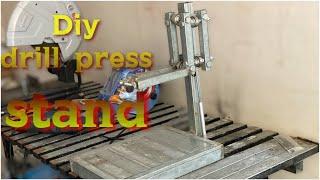 Creative Tools | homemade drill Press stand DIY | Kh welding #KHwelding