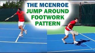 Tennis Footwork | The McEnroe Jump Around Footwork Pattern