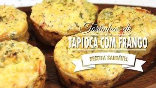 TORTINHAS DE TAPIOCA COM FRANGO | Mamãe Vida Saudável