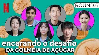 Elenco de Round 6 participa do Desafio do Biscoito | Netflix Brasil