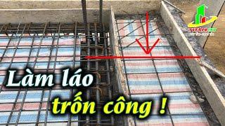 Thép sàn hạ âm ban công, sàn conson ô văng - cách bố trí sắt sàn nhà dân