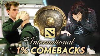 1% chance COMEBACKS of The International 2021 that we will never forget