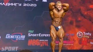 2020 Vitaly Ugolnikov posing "Russian Bodybuilding Championship"