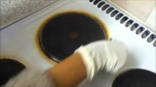 How to clean your electric stove...wmv