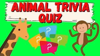 General Knowledge Quiz - 20 Animal Trivia Questions