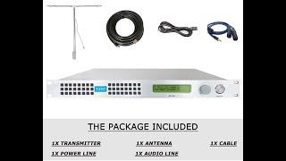 YXHT FM 50W-200W FM broadcast transmitter Quick view. How to set the browsing menu?