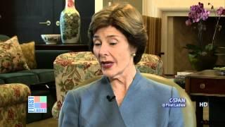 Laura Bush on First Lady Salary (C-SPAN)