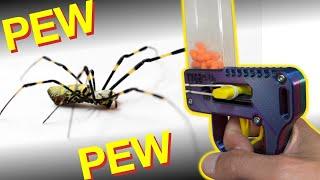 Spider-slaying 3d Printed Tic Tac Launcher In Action!