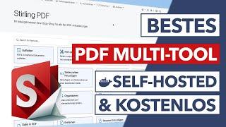 Stirling PDF - Das beste PDF MultiTool! OpenSource und kostenlos