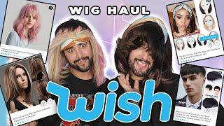 Finding THE PERFECT Wig - WISH Wig Try On Haul   The Welsh Twins