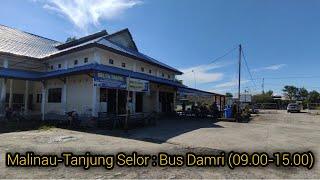 Perjalanan Malinau-Tanjung Selor Bus Damri.