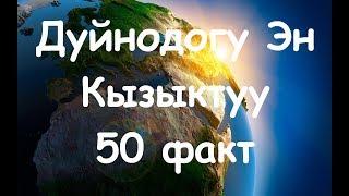 Топ 50: Эң Кызыктуу 50 Факты (Кыргызча) |№1 Самые интересные факты в Мире