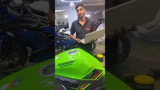 Kawasaki ninja zx4rr first service  #kawasaki #zx4rr #bike