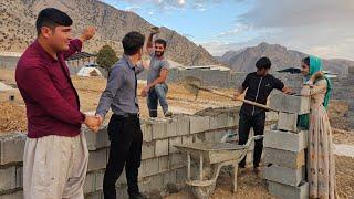 Nomadic Life: Mehdi and Razia Building Their House with the Help of Malik and Subhan