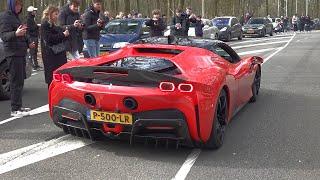 Supercars Accelerating! Novitec SVJ, GT3 RS iPE, SF90, BRABUS 992 Turbo, 812 GTS Novitec, Aventador