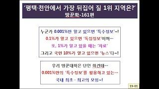 ‘평택·천안에서 가장 뒤집어 질 1위 지역은?’-땅꾼학161편