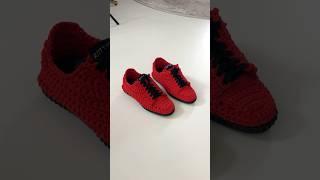 Crochet sneakers!! Free crochet pattern  #HolidaysWithYouTube