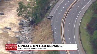 Officials provide update on I-40 repairs in North Carolina