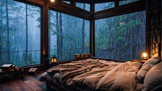 Rain Sounds for Sleeping | Natural Sounds of Rain and Thunder for Quick Sleep, Relax, Study, ASMR