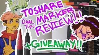 TOSHARE MARKER REVIEW + GIVEAWAY‼️‼️