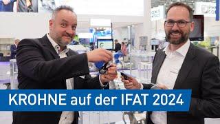 Entdecken Sie unsere Highlights auf der IFAT 2024 | KROHNE