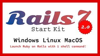 Install Ruby on Rails in 2023 with Rails 7. StartKit.