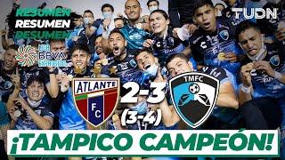 Resumen y goles | Atlante 2(3)-(4)3 Tampico Madero | Final Vuelta - Liga de Expansión 2020 | TUDN