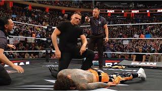 Jey Uso vs Grayson Waller and Austin Theory WWE Raw 10 March 2025 Jey Uso us attacked by Gunther