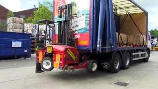 Moffett Truck Mounted Forklift at Highlander Paper Recycling Glasgow