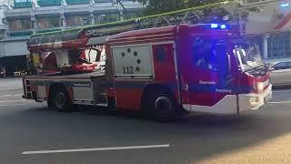 Löschzug der Berufsfeuerwehr Augsburg